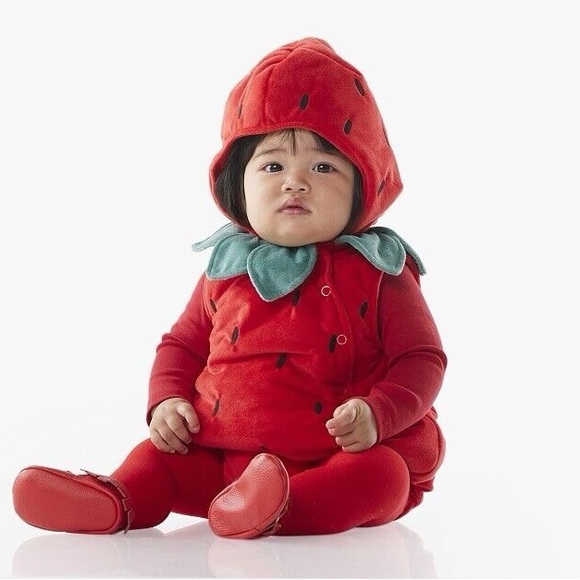 Pottery Barn baby strawberry costume - Picture 1 of 3
